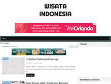 Tablet Screenshot of informasiwisata.com